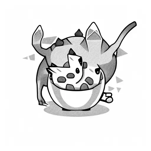 Bulbasaur Eating Coffee Cherry