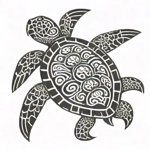 Sea Turtle Swimming