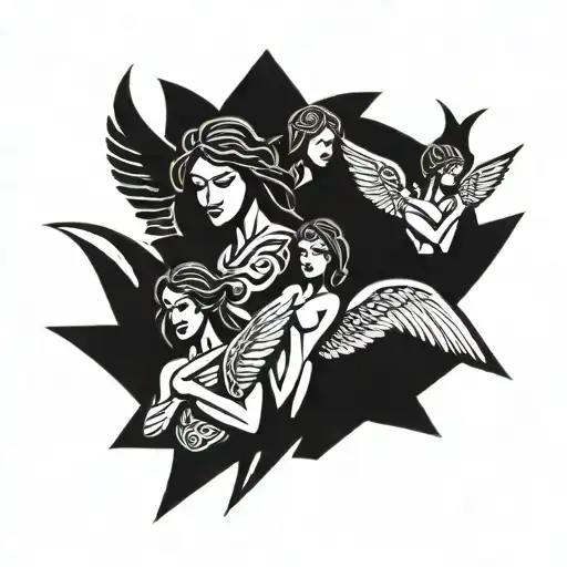 Angel Father Mother Sister