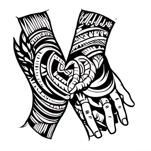 Love Life Husband Holding Hands