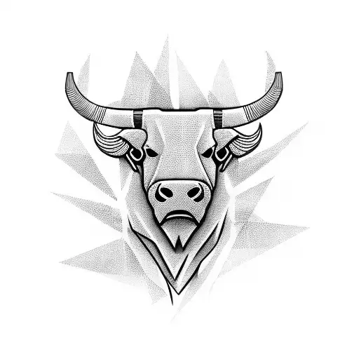 3D Bull With Time Clocks