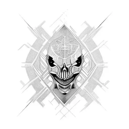 Cyber Sigilism Style Brutal Black