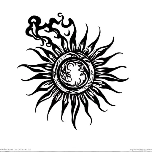 Smoke Surrounds The Sun