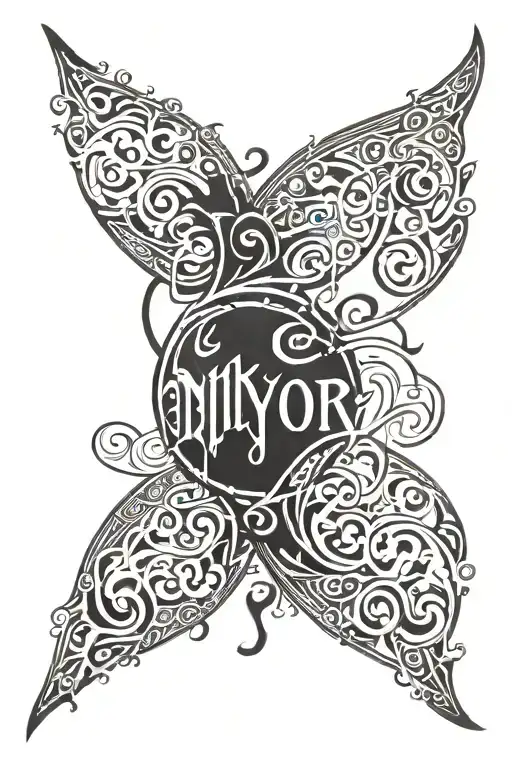 Name Of My Son 'Niyor' In A Gothic-inspired Design
