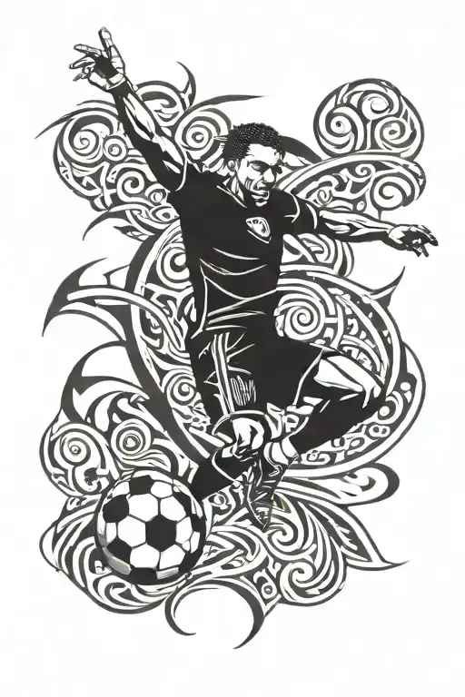 Soccer And Jamaica Arm Sleeve