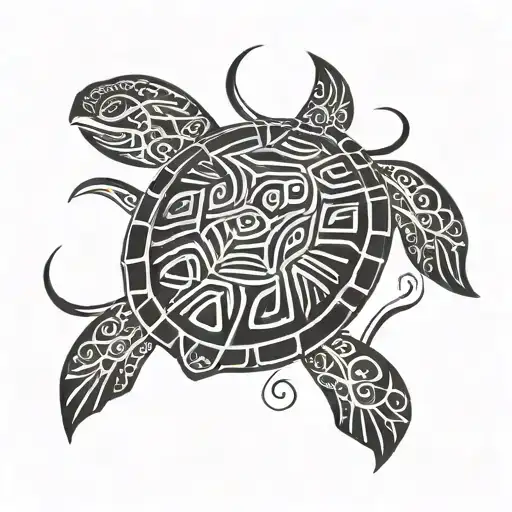 Turtle Swimming Gracefully