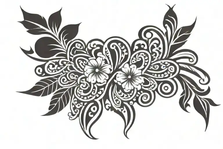 Hawaiian Tattoo For Lost Loved One On Forearm