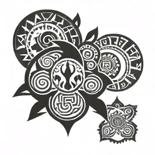 Matching Siblings Tatto Symbol Between Big Brother And Lil Sister