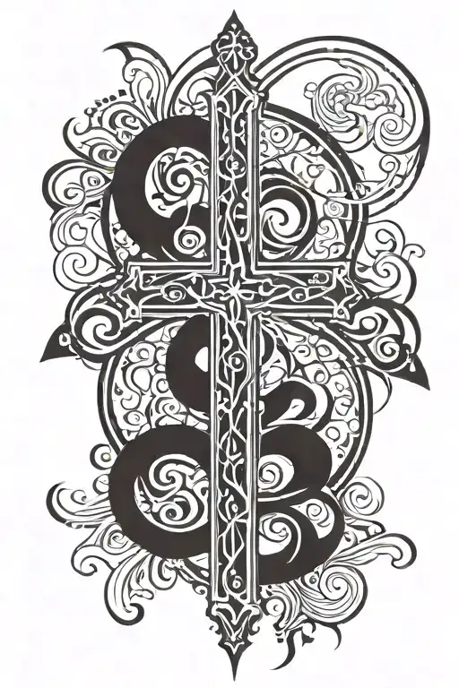 Name Of My Son 'Niyor' In A Gothic-inspired Cross-like Design