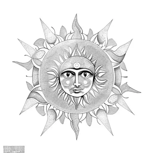 Mandala Sun Moon