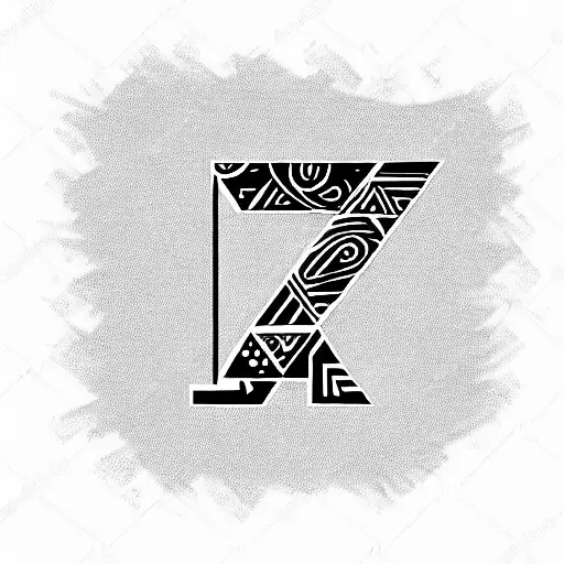 Letter B Sign Abstract