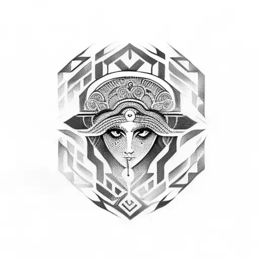 Greek Feminine Line Work