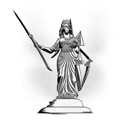 Lady Justice With Sword