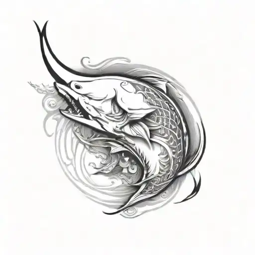 Bull Skull Koi Fish