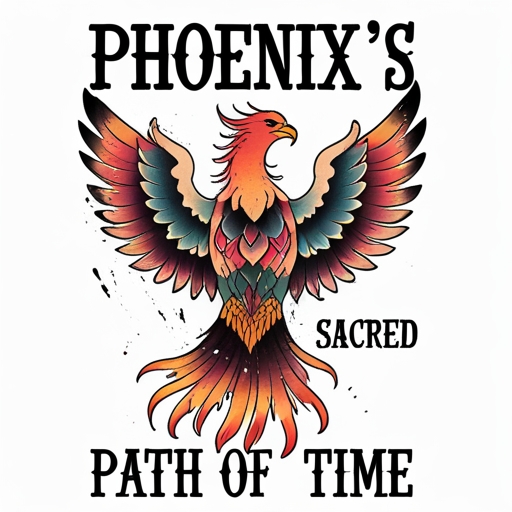 Phoenix’s Sacred Path of Time Tattoo idea