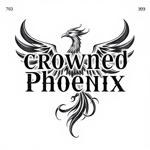 Crowned Phoenix Tattoo idea