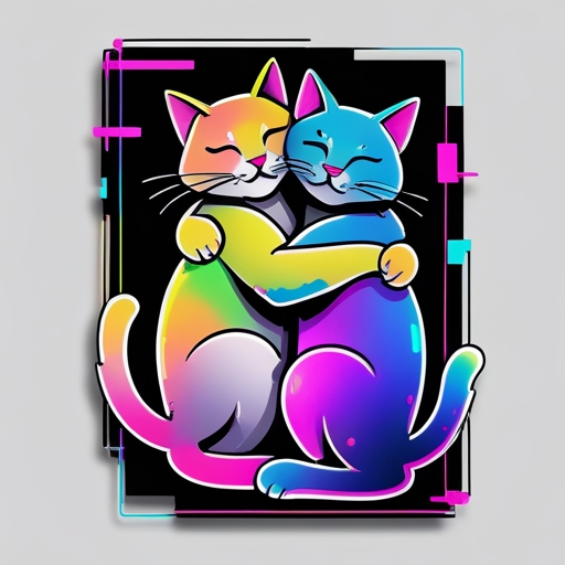 Cats Hug