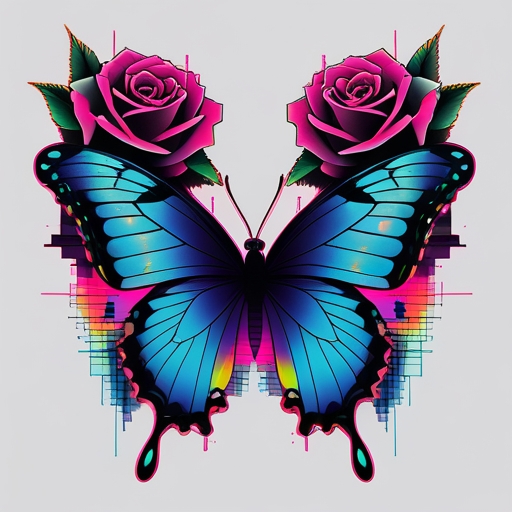 Butterfly Blackroses