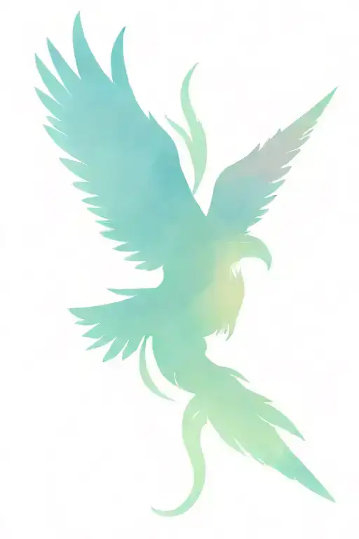 Illenium Phoenix Emblem Filled With A Nebula