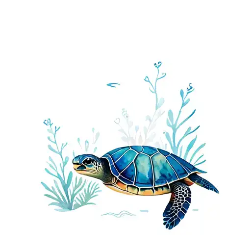 Marina Turtle With Background