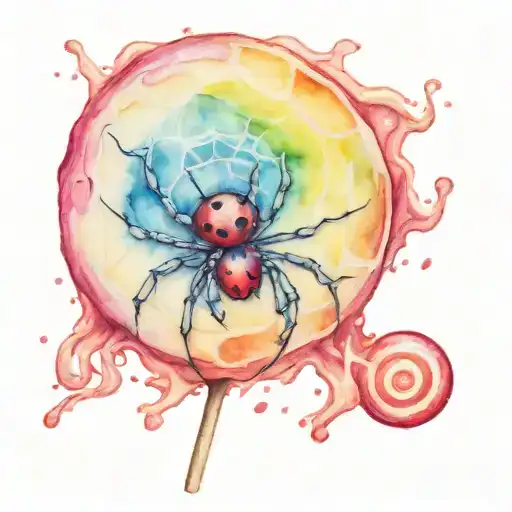 Mechanic Spider On A Lollipop
