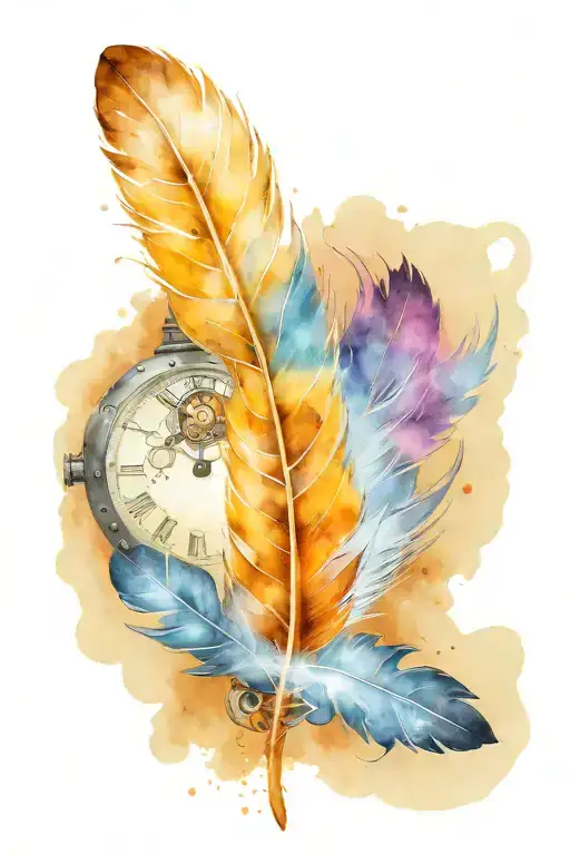 Feather Steampunk Love