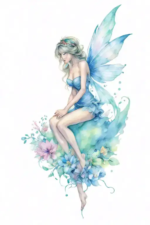 Beautiful Fairy In Dreamland