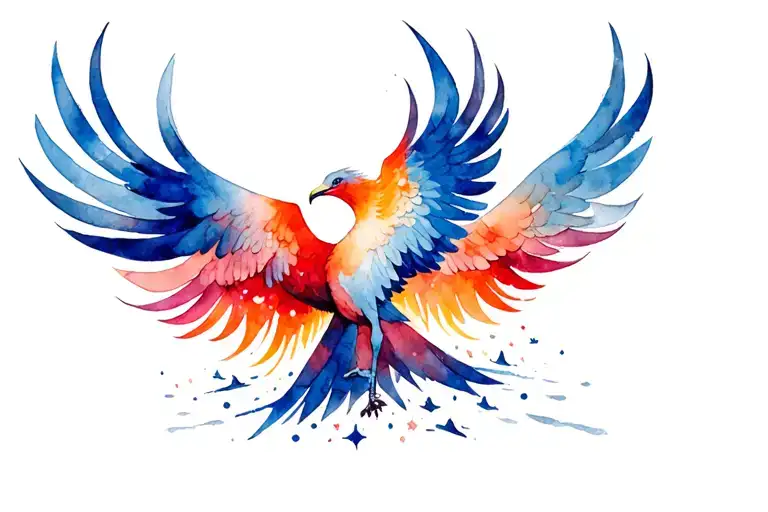 Phoenix Rising From Ashes On Ankle