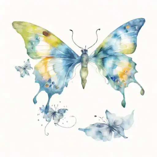 African Ethnic Butterfly