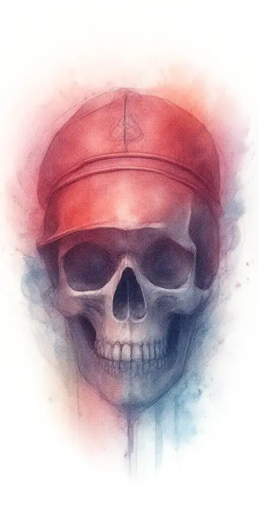 Put A Miners Cap On The Top Skull