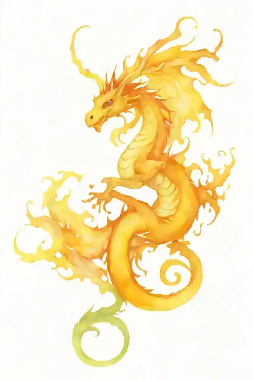 Soft Libra Dragon Breathing Fire
