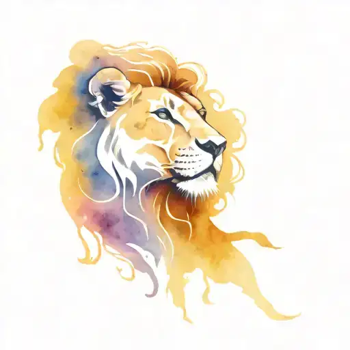 A Tattoo Design Featuring The Lioness Symbol Of The England Women's Team Plus The Names