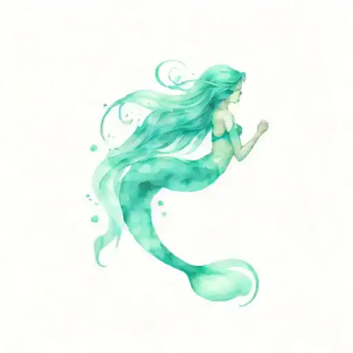 Teal Mermaid