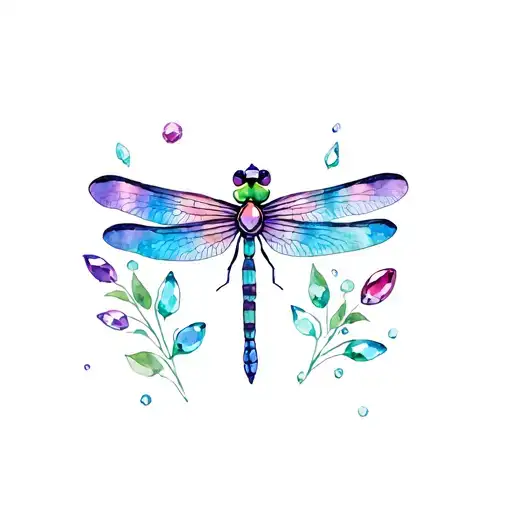 Dragonfly With Gems