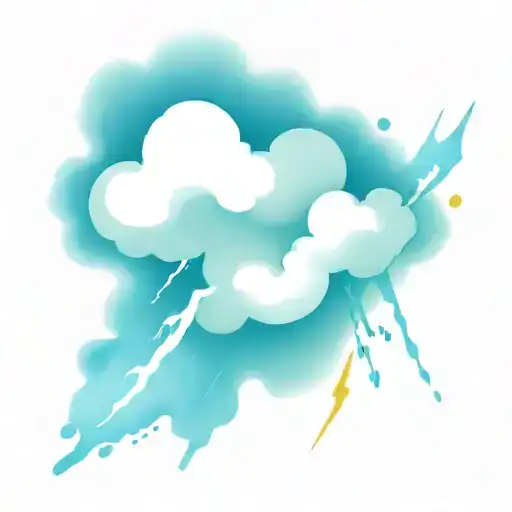 Thunder Bolt And Cloud