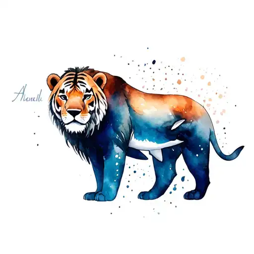 Lion And Tiger Shark And Bear