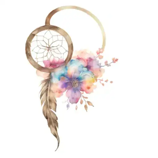 Stethoscope And Dreamcatcher Intertwined