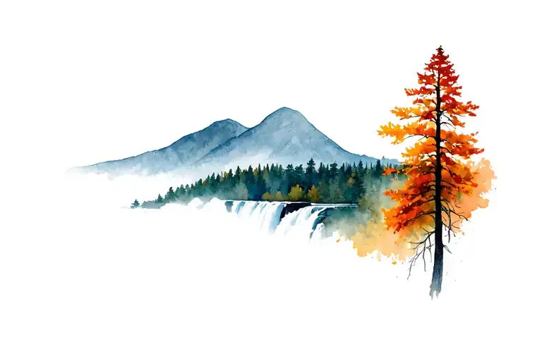 Stone Mountain Falls North Carolina In The Fall