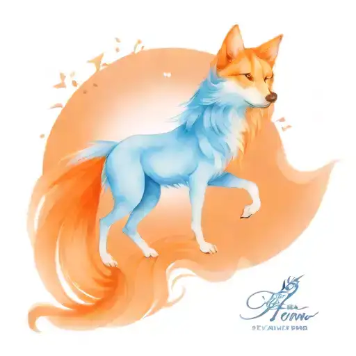 Blue Fairy In Love With A Wolf