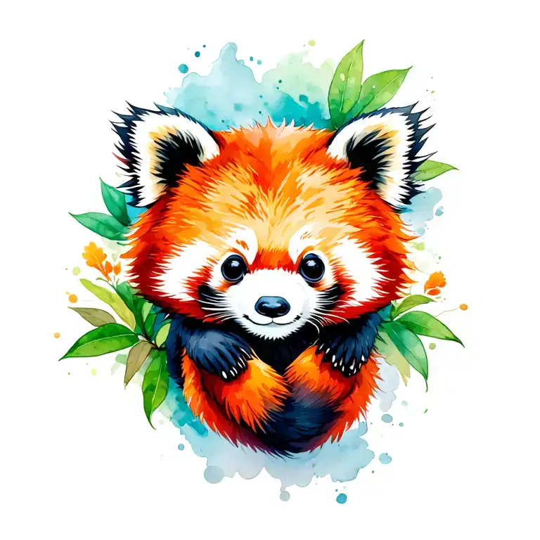 Playful Red Panda