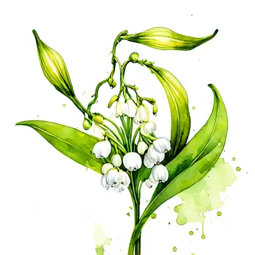 Number 5 Lily Of The Valley Flower