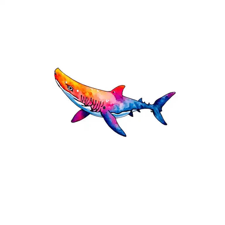 Whale Shark Colorful Majestic Phoenix