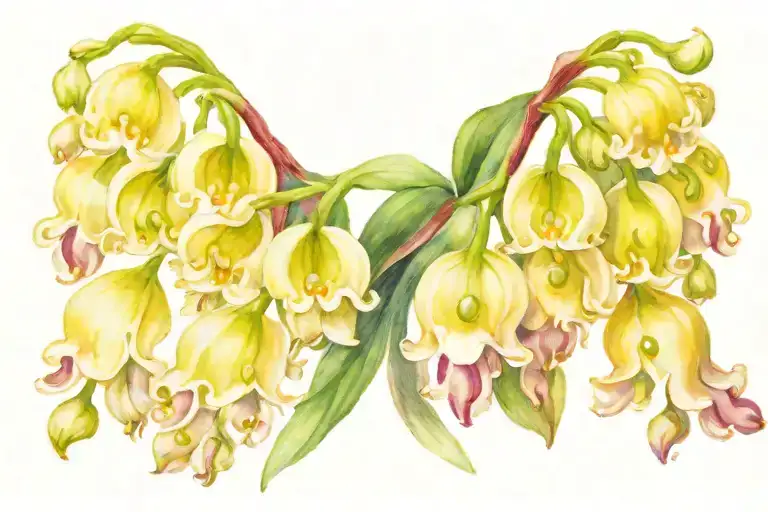 Lily Of Valley Intertwined Representing The Client's