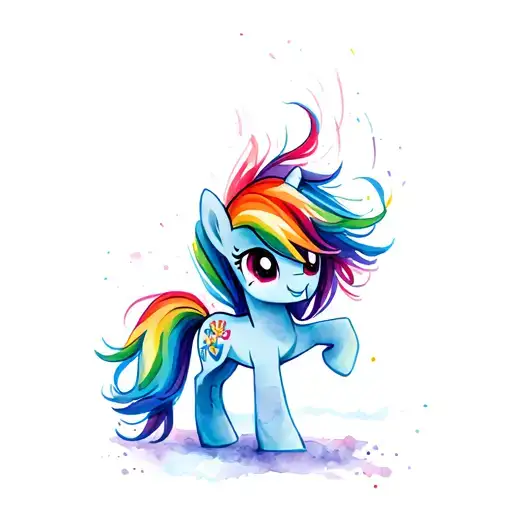 Pony Rainbow Dash Pony