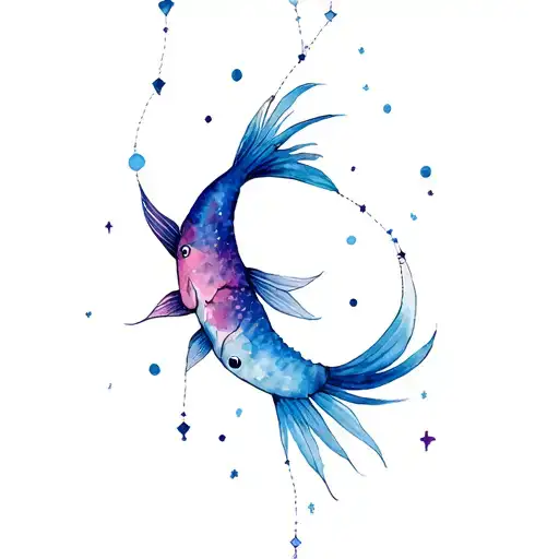 Pisces And Cancer Constellation