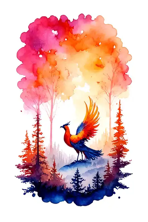 Phoenix Forest Scene