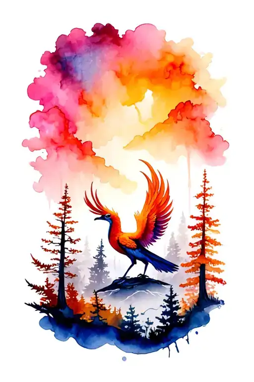 Phoenix Forest Scene