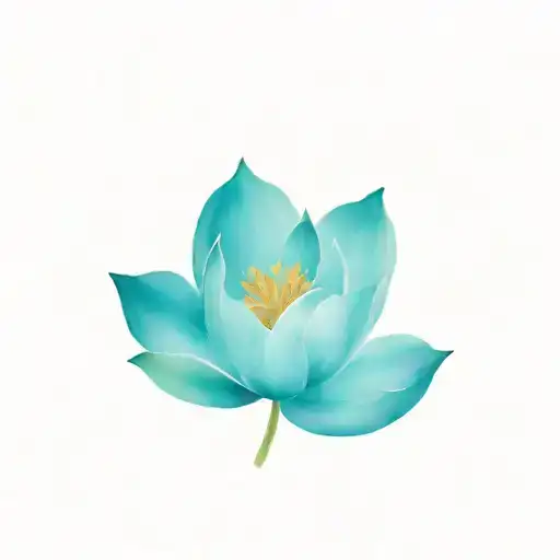 Mini Blue Lotus Flower Growing