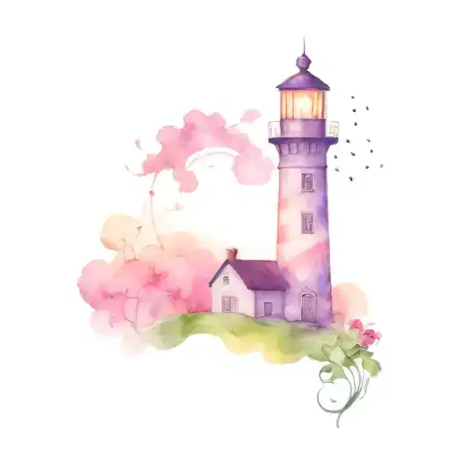 Cosmic Lighthouse Simple Vines