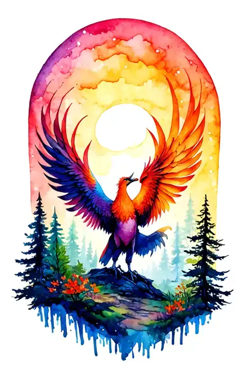 Phoenix Forest Scene